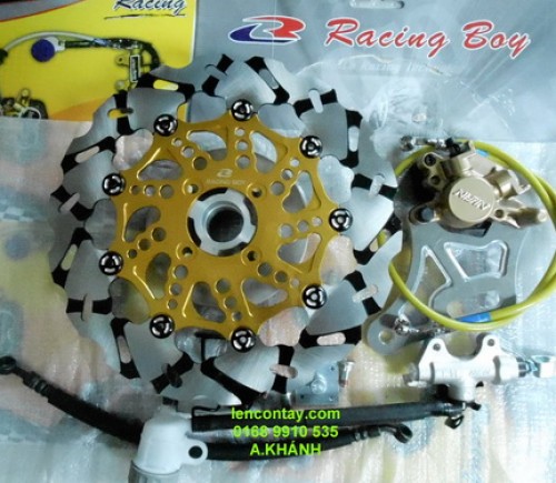BỘ ĐĨA SAU RACING BOY ĐĨA LỚN 300mm LOẠI TỐT CHO EXCITER